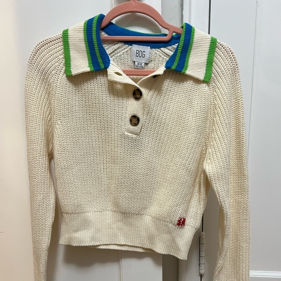 Urban Outfitters Tipped Polo Pullover - Picture 2 of 4